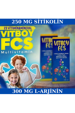 Vitboy Fcs Sitikolin Ve Arjinin Içeren Takviye Edici Gıda