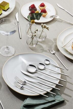 Karaca Mild 316 Çelik 84 Parça 12 Kişilik Premium Çatal Kaşık Bıçak Takımı