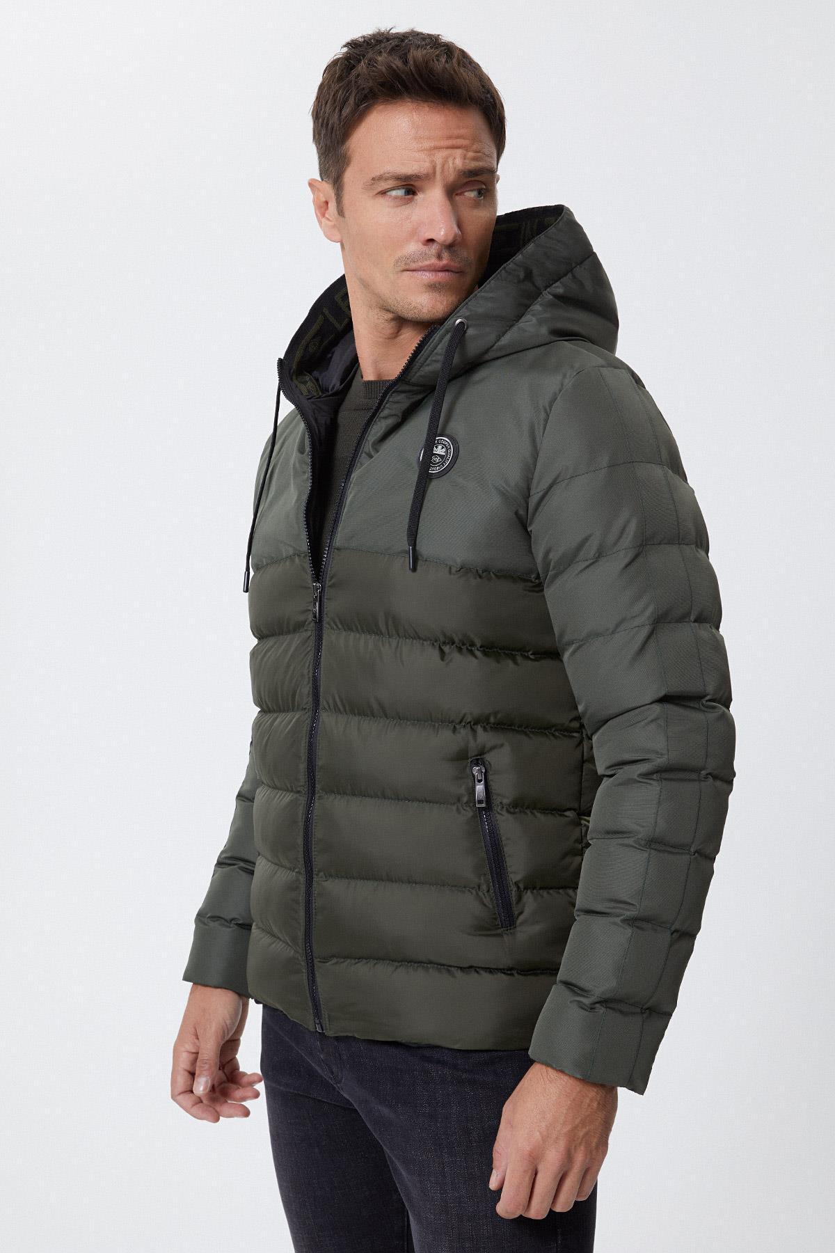 کاپشن مردانه یقه دانتل / یقه گیپور | لی کوپر Lee Cooper 5003070648 TR - تصویر 3