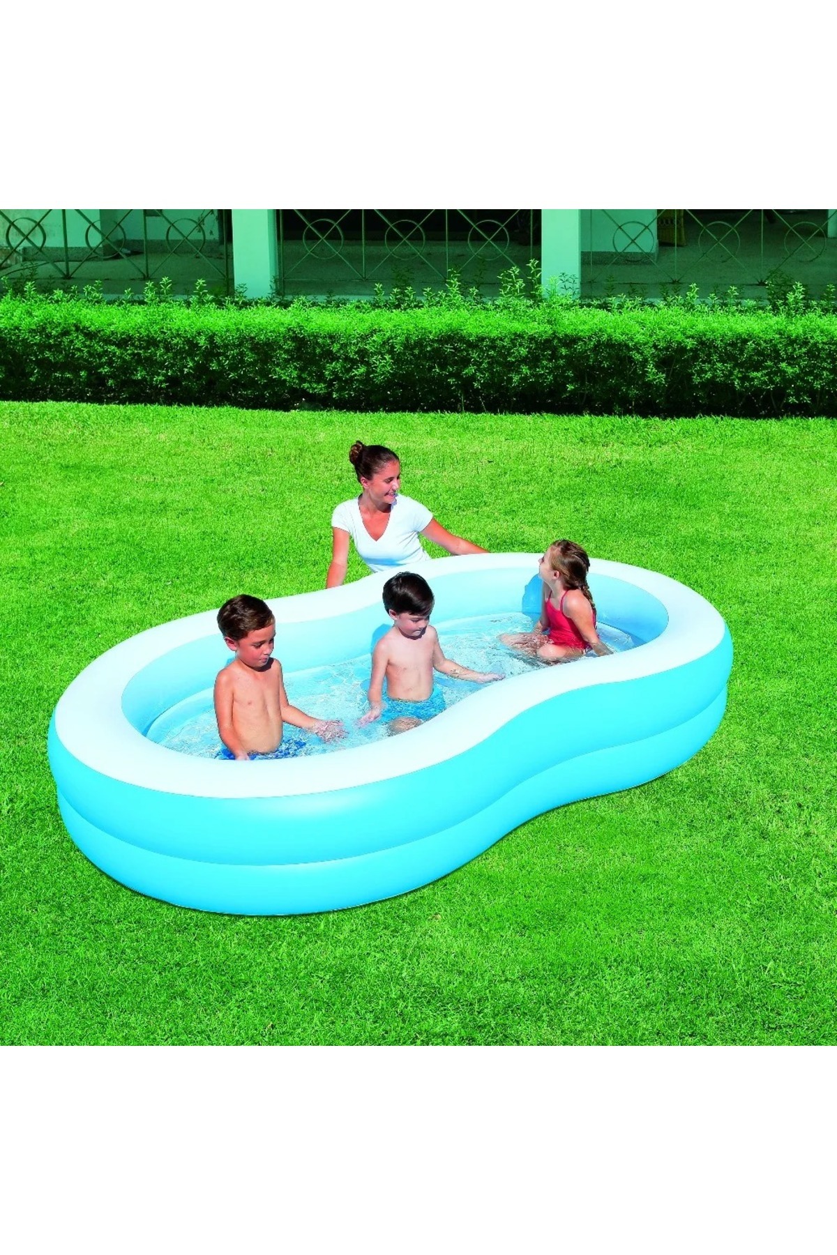 Bestway 54117 Jumbo Oval Şişme Havuz 262 x 157 - Fiyatı, Yorumları