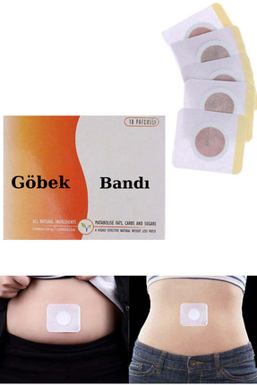 Dihamer Patch Göbek Bandı Patch Göbek 30 Adet