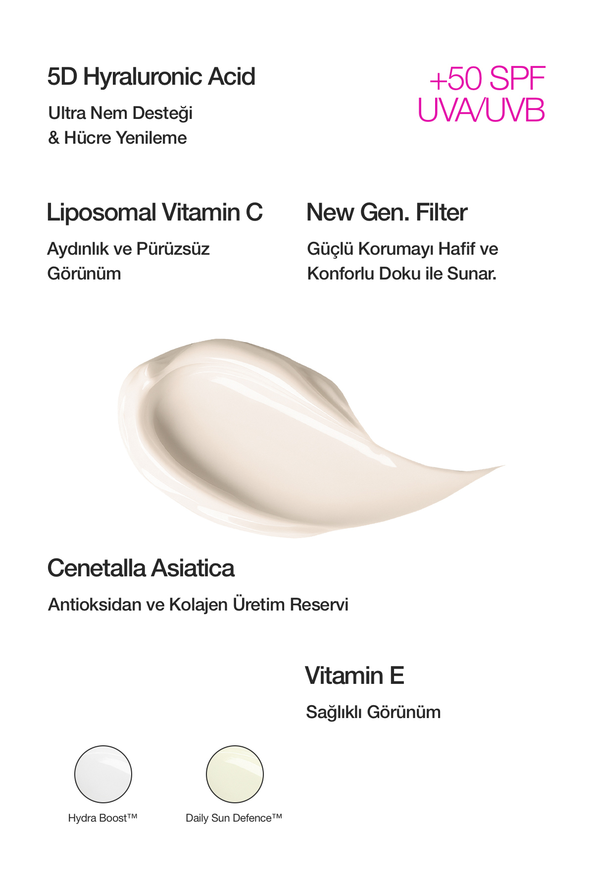 Ton Eşitleyici Aydınlatıcı Leke Karşıtı Yüz Güneş Kremi Pink Glam Tone Up 50 Spf, 50ml Tüm Ciltler — 1 — تصویر 3 از 7