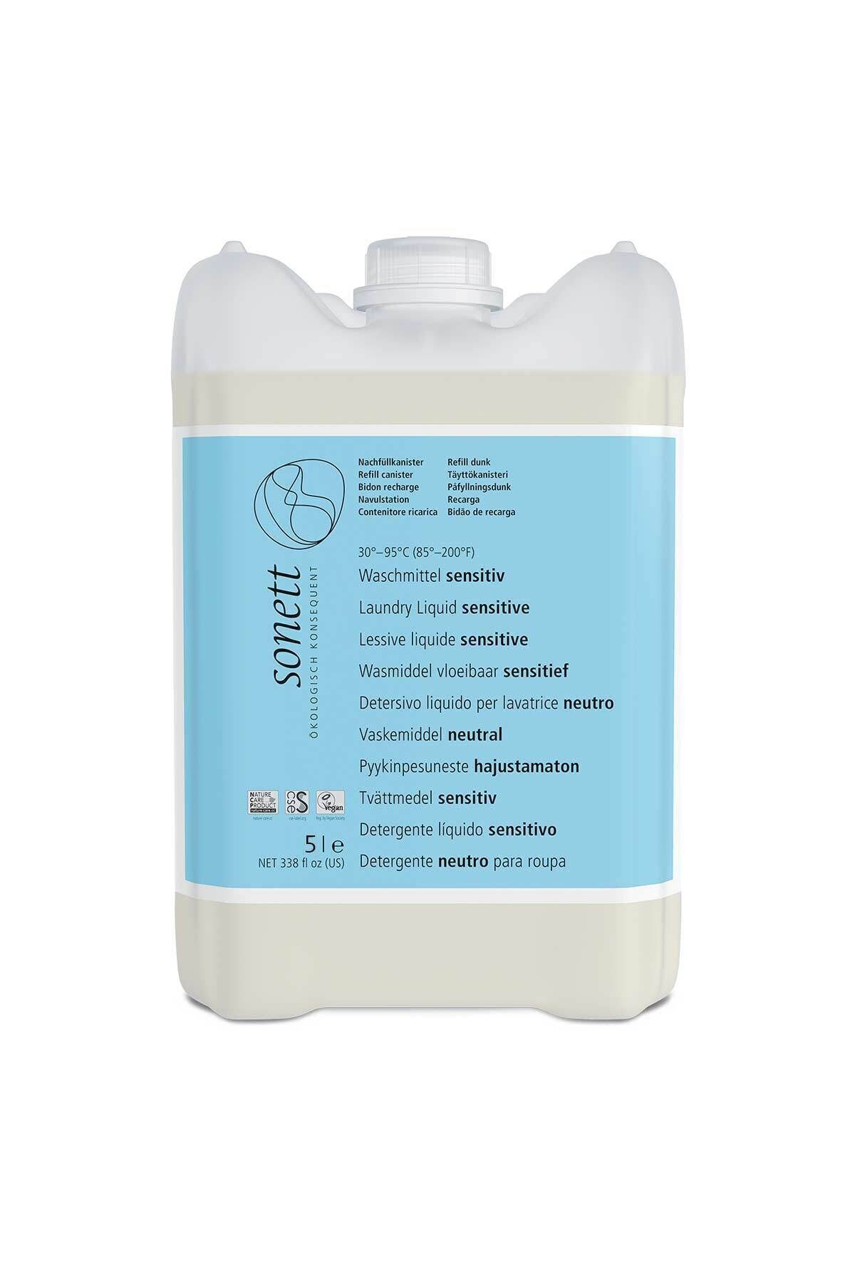 Sonett Bebekler Için Bitkisel Kokusuz Organik Çamaşır Yıkama Deterjanı 5lt fotoğrafı 3 (önizleme)