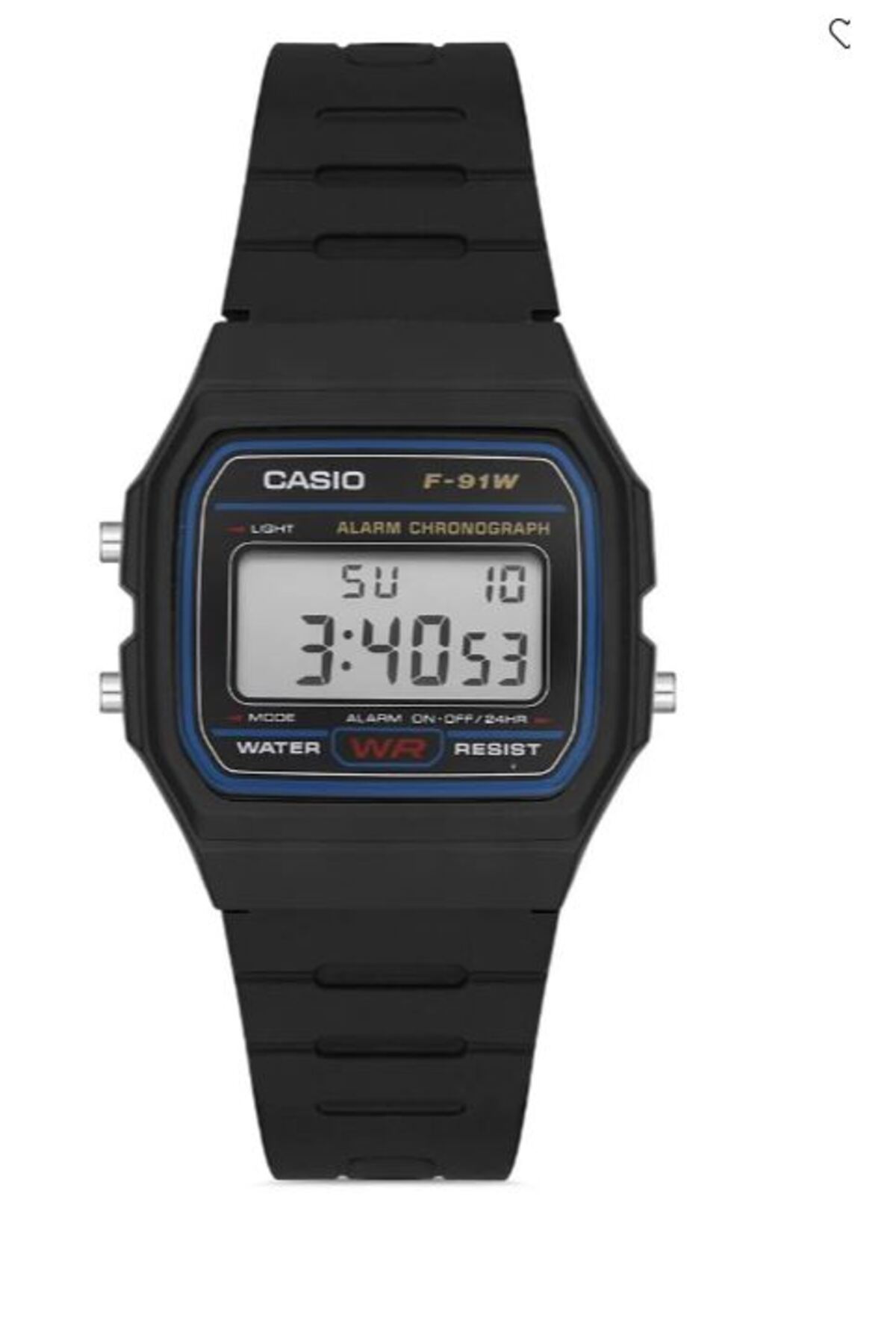 Casio  F-91W-1DG ERKEK KOL SAATİ ( 2 Yıl Türkiye Tek Distribütörü Ersa Saat Garantilidir) - Görsel 4