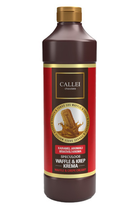 Callei Karamelize Bisküvili Waffle & Pancake Çikolata Sosu 1 Kg – Yoğun Aroma...