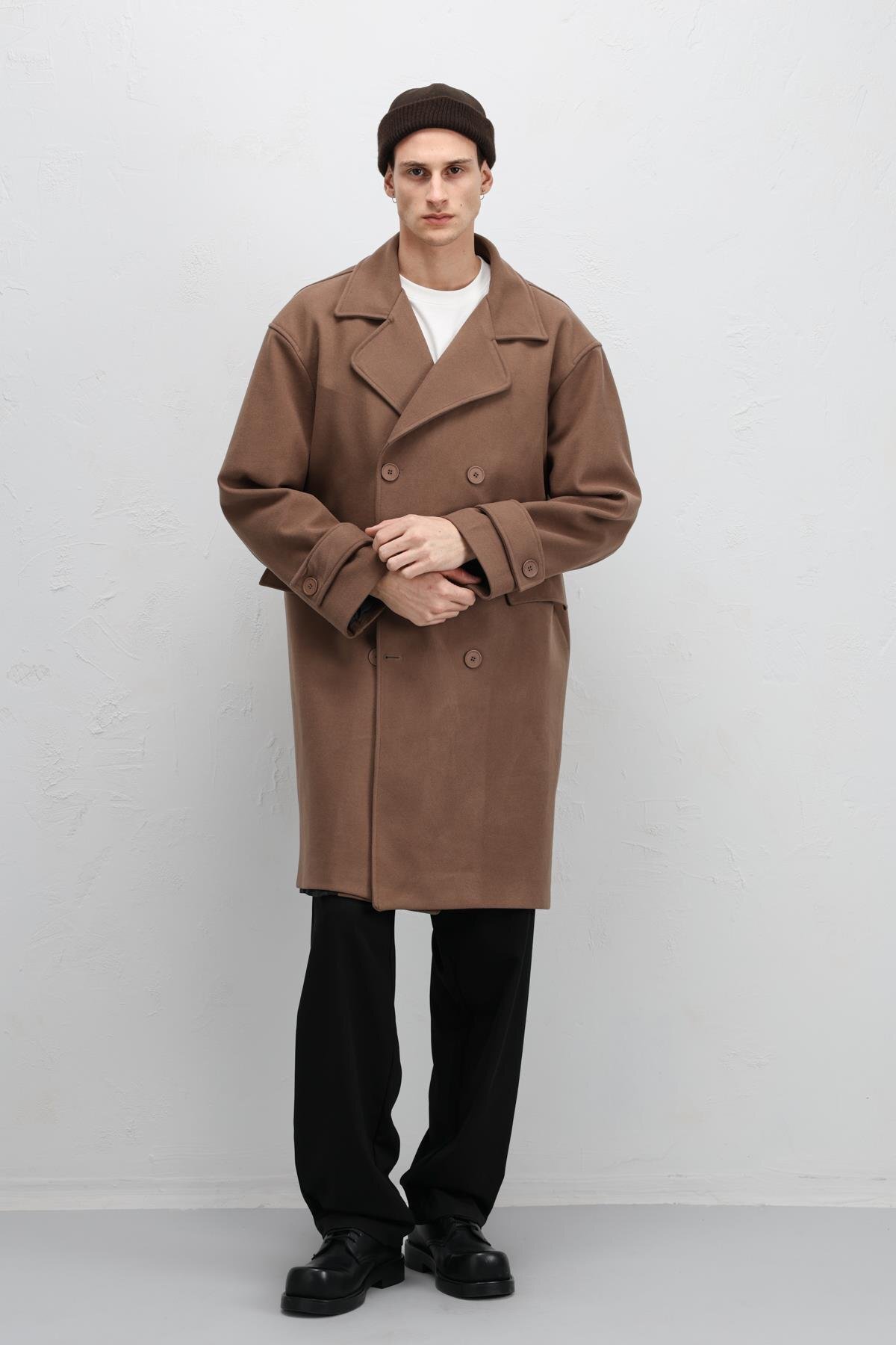 Vamos Oversize Kaban Vizon görsel 2
