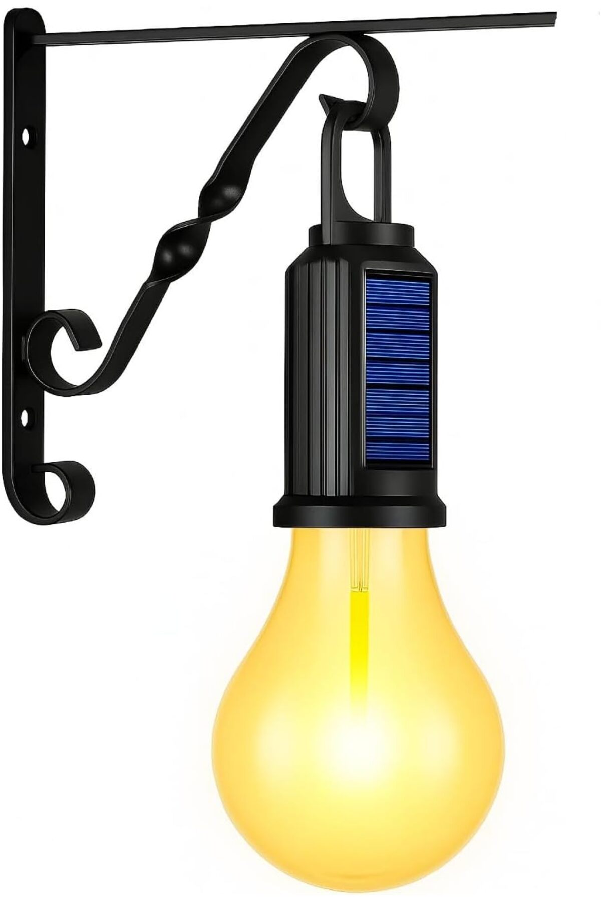 Metal Hanging Solar Solar Garden Balcony Wall Tree Lamp 3 Modes Led Light