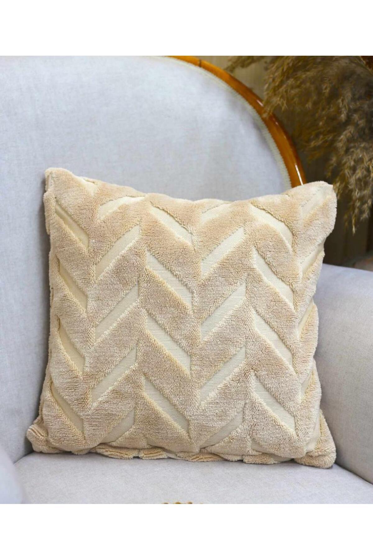 Chevron | Welsoft Jacquard Decorative Pillow Case 43x43 cm - ZTCHEVRON
