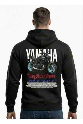 LELVANİ Unisex Oversize Yamaha MT-07 Sweatshirt Hoodie