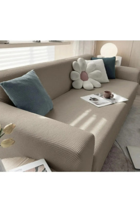 nurlan Streç Lastikli Esnek Yikanabilir LİKRALİ KERE Desen 3Kişilik Likrali K...