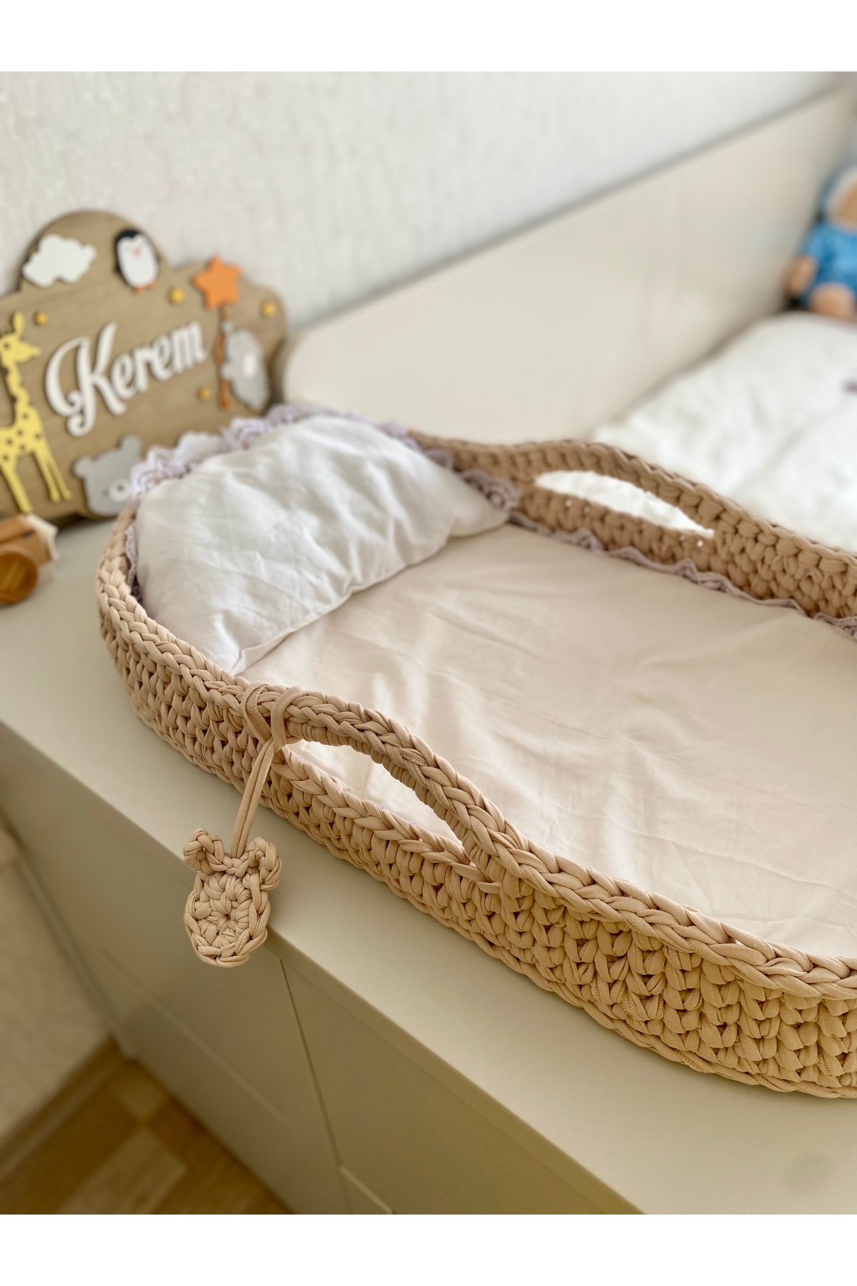 Ms Özel Tasarım El Emeği Örgü Puset Seti fotoğrafı 5 (önizleme)