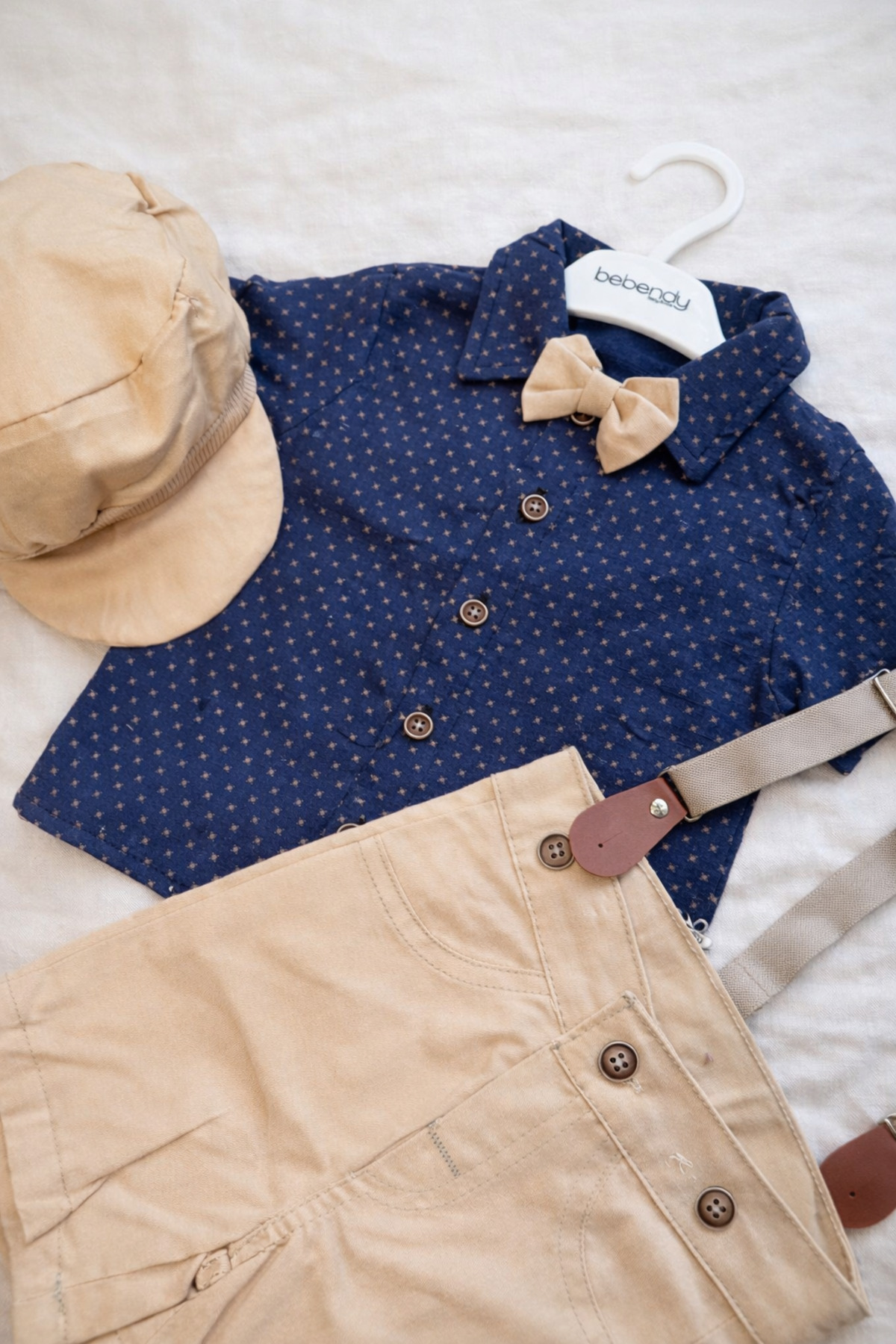 ASİLA Papyonlu Gömlek Şort Erkek Takım fotoğrafı 2 (önizleme)