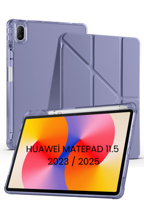 İncisoft Huawei Matepad 11.5 2025/2023 Uyumlu Standlı Kalem Bölmeli Uyku Modl...