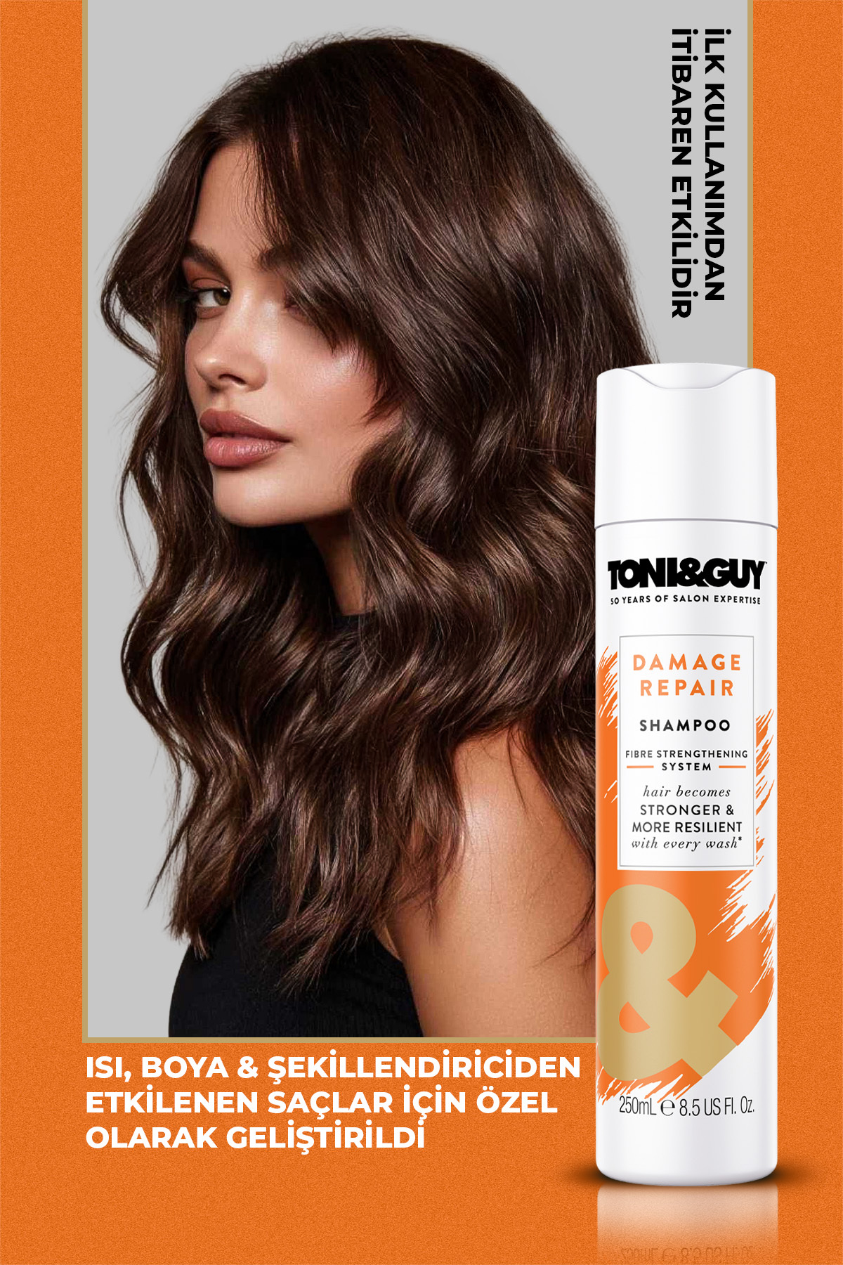 Toni & Guy Yıpranmış Saçlar İçin Şampuan 250ML — 68156686 — تصویر 3 از 6