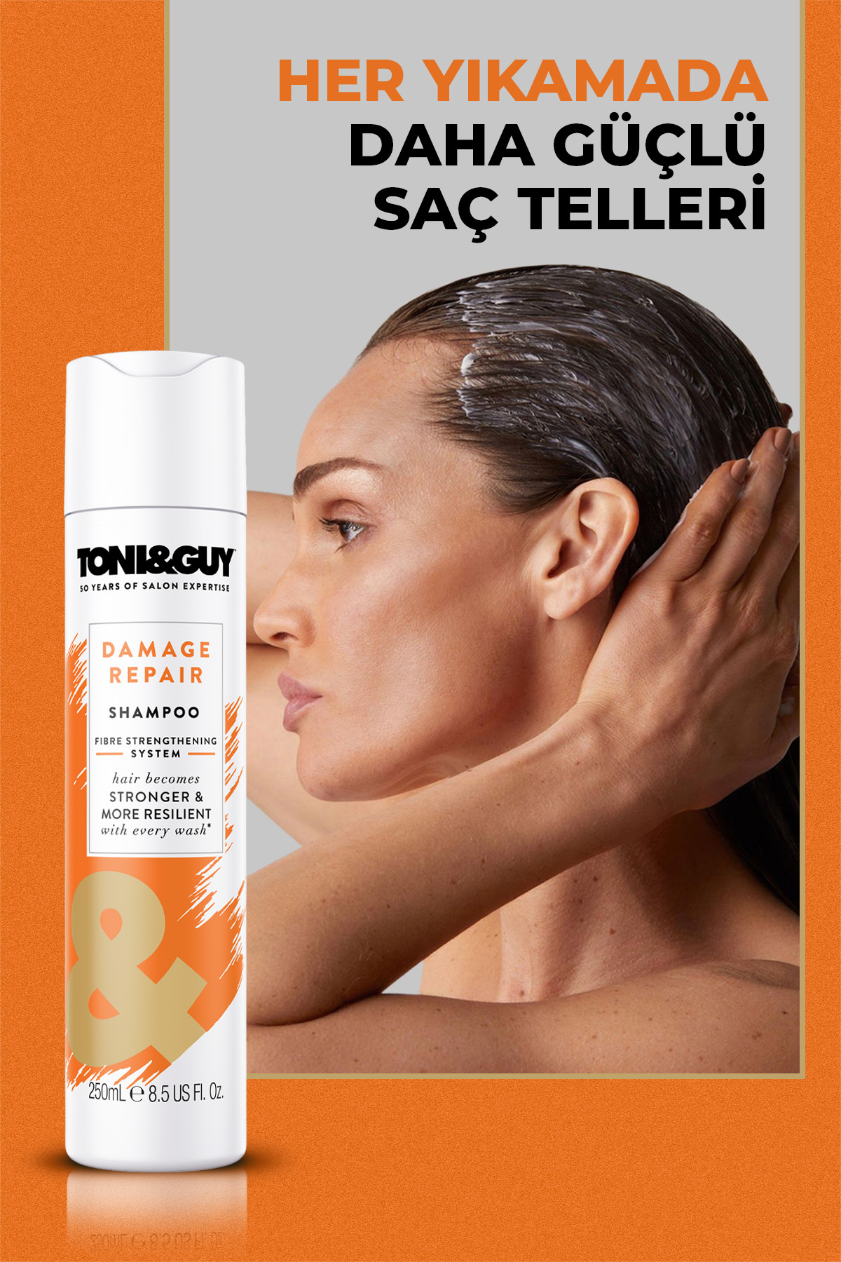 Toni & Guy Yıpranmış Saçlar İçin Şampuan 250ML — 68156686 — تصویر 5 از 6