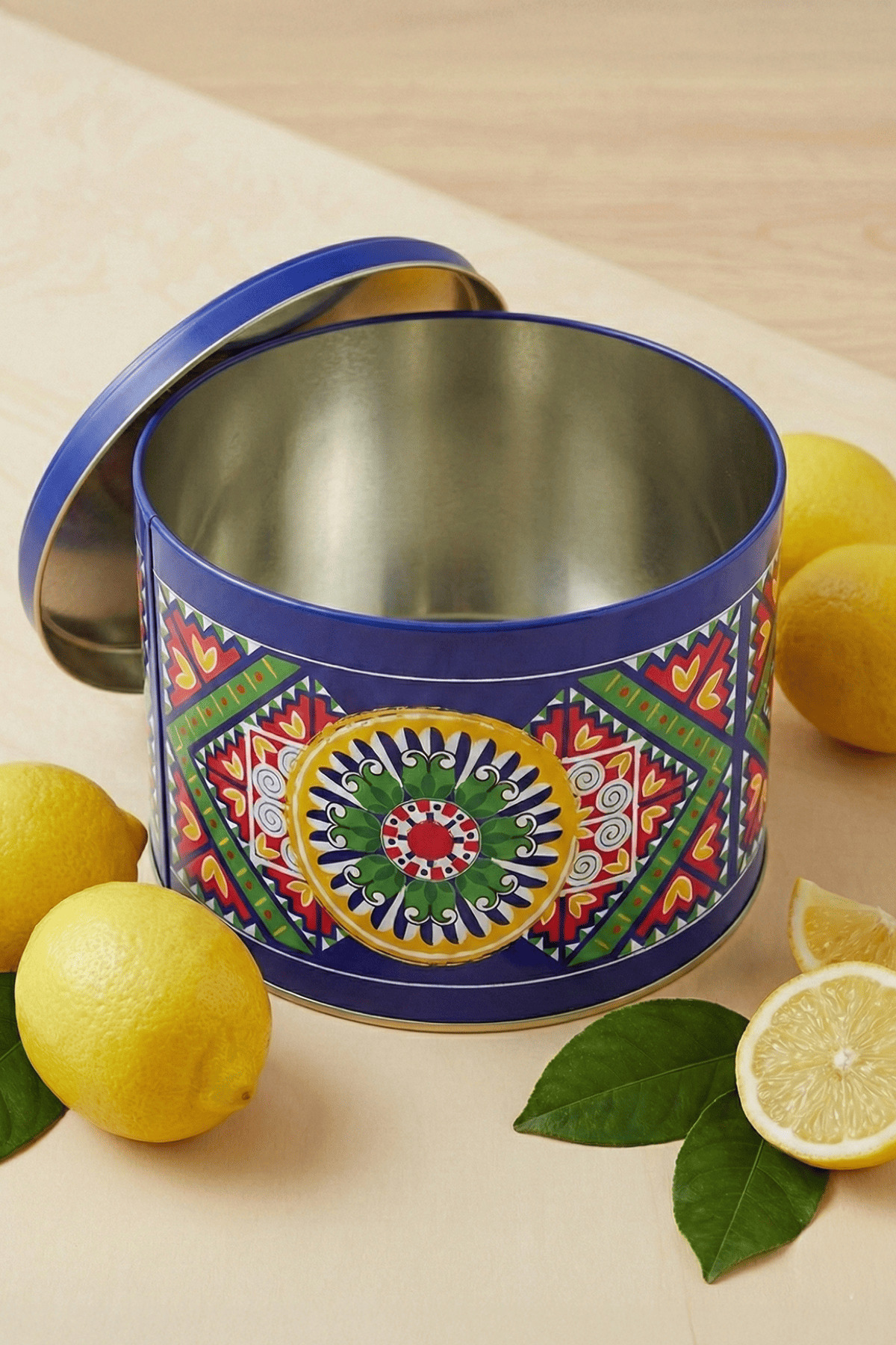 Sarkap La Dolce Vita Dekoratif Metal Saklama Kutusu Mavi - Fiyatı