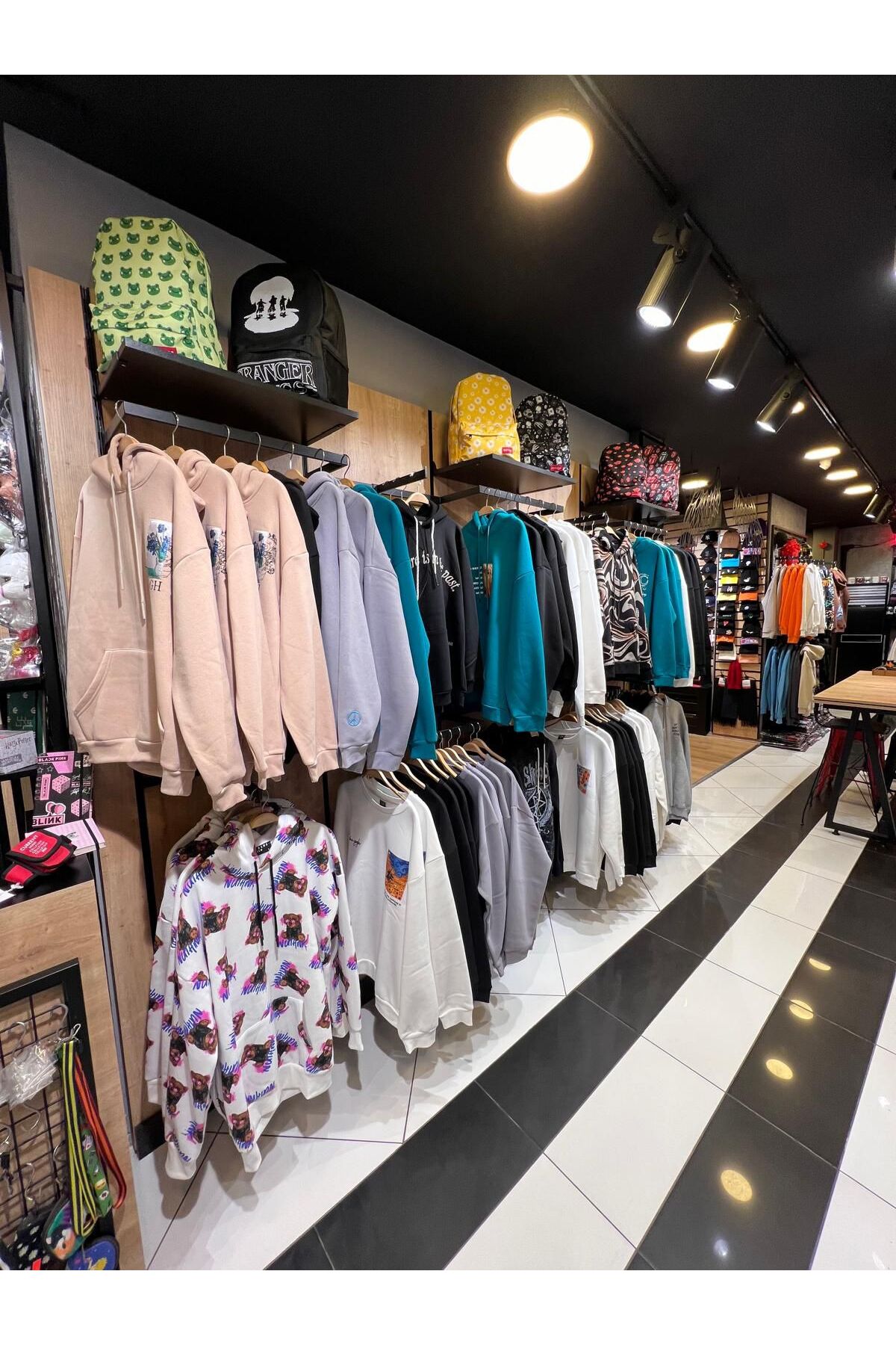 fame-stoned  Elazığ - 23 - Harput - Orcik - Şehir Baskılı Unisex %100 Pamuk Siyah Bisiklet Yaka Sweatshirt - Görsel 6