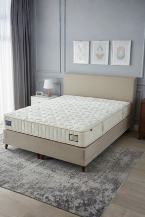 Puuf Sleep Magnitude Organic Cotton Pocket Yaylı Cashmere Çift Taraflı Yatak