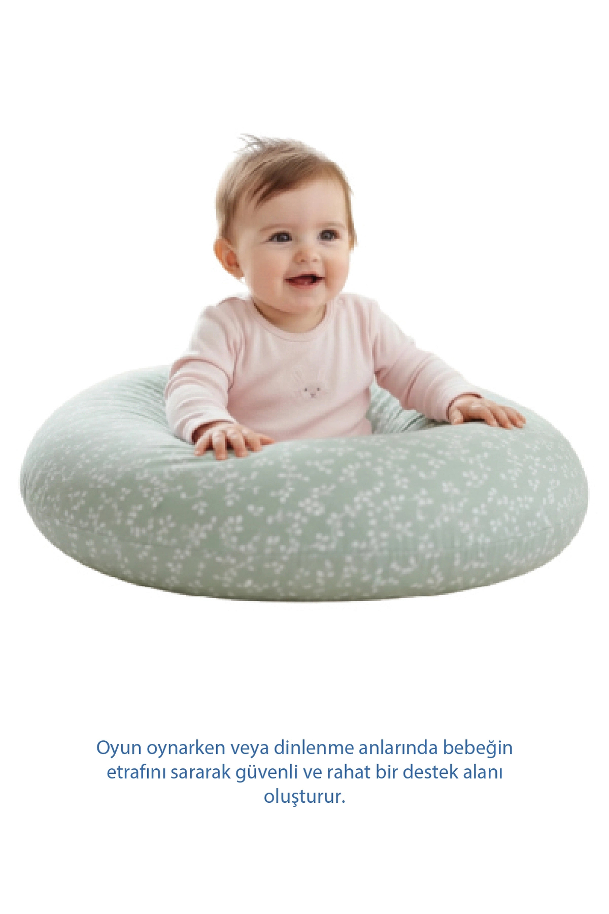 Babyjem Emzirme Ve Destek Minderi Mint Çiçek fotoğrafı 4 (önizleme)