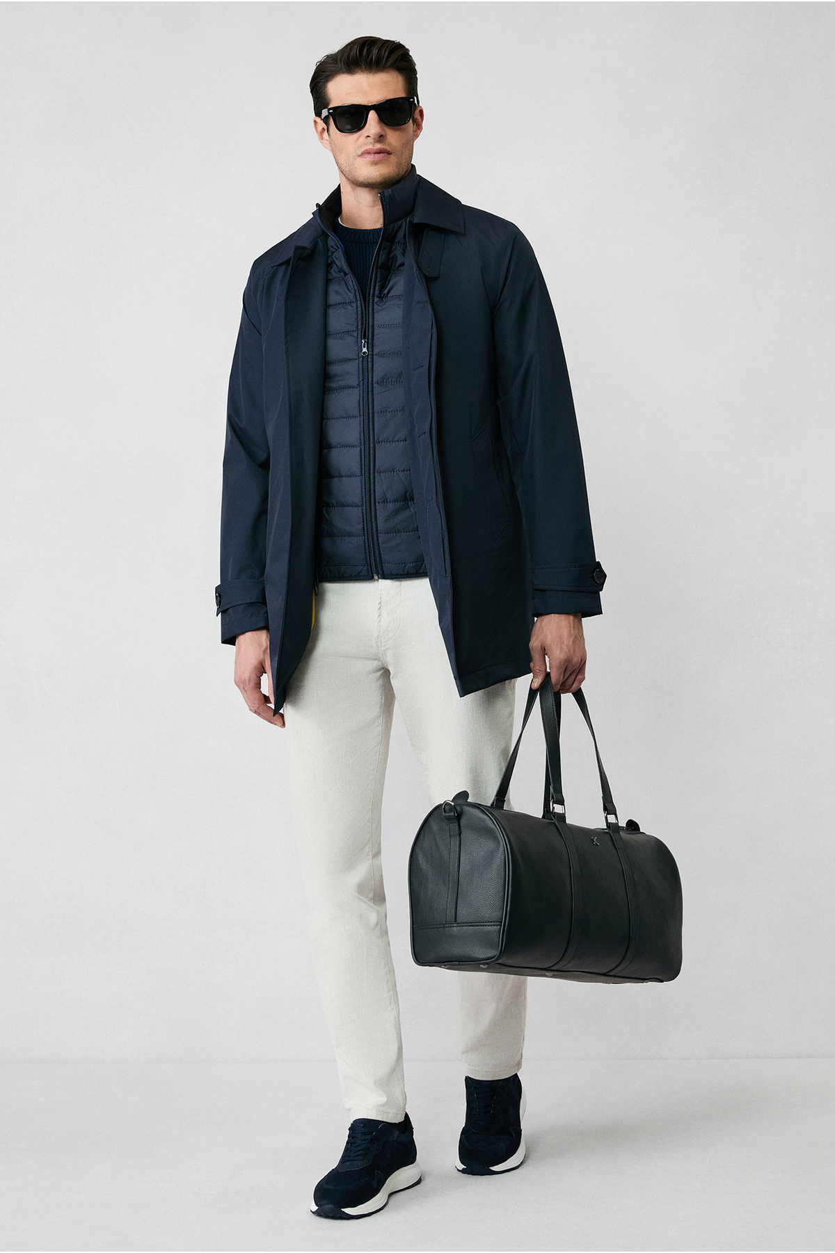 Kiğılı  Dik Yaka Fermuarlı Kapitone Spor Şişme Yelek - Görsel 5