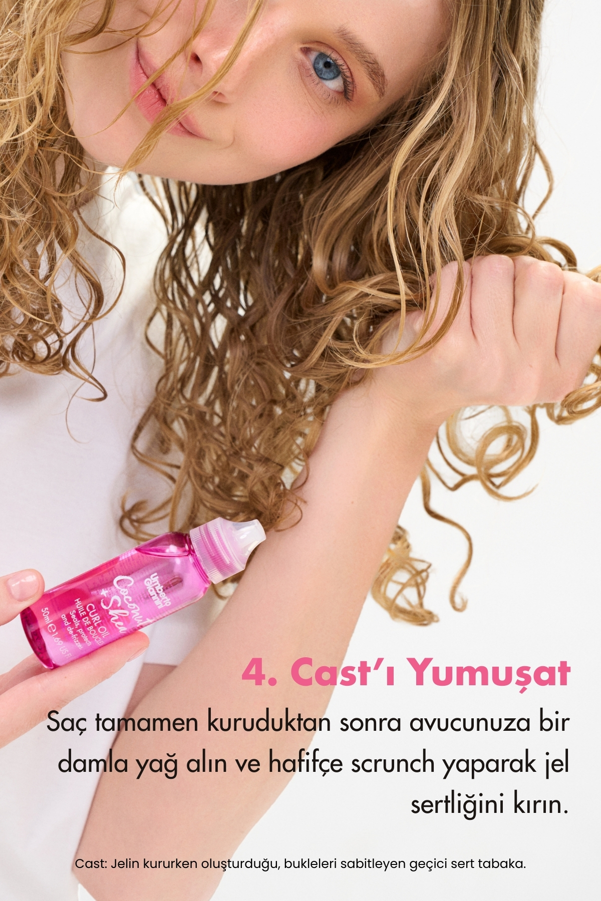 Curl Jelly Scrunching Jelly Bukle Şekillendirici Vegan Mini Jöle 50ML — UG-047 — تصویر 8 از 8