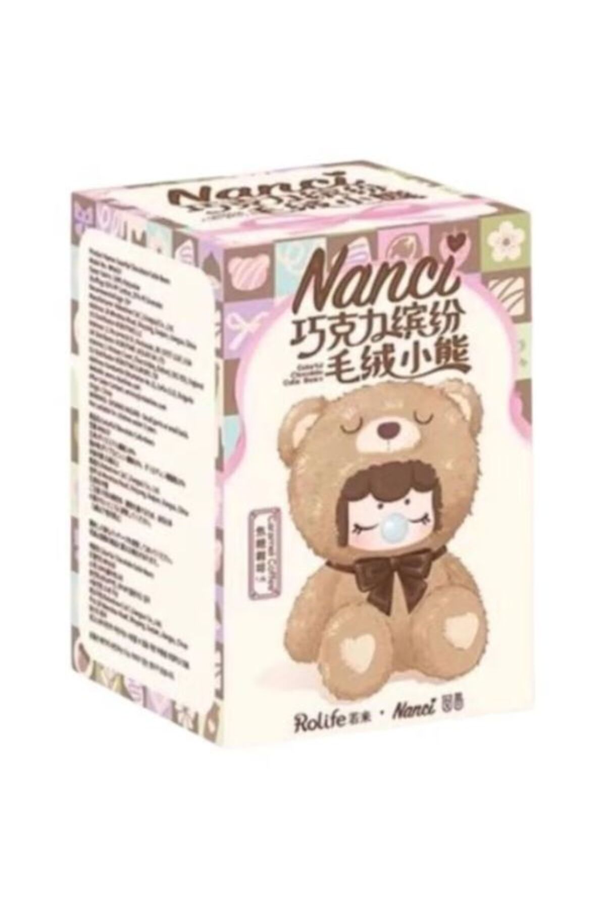 Rolife Nanci Ours En Peluche Coloré – Figurine Boîte Surprise 17,5 Cm – Collection 6 Styles + Caché – Cadeau Anniversaire