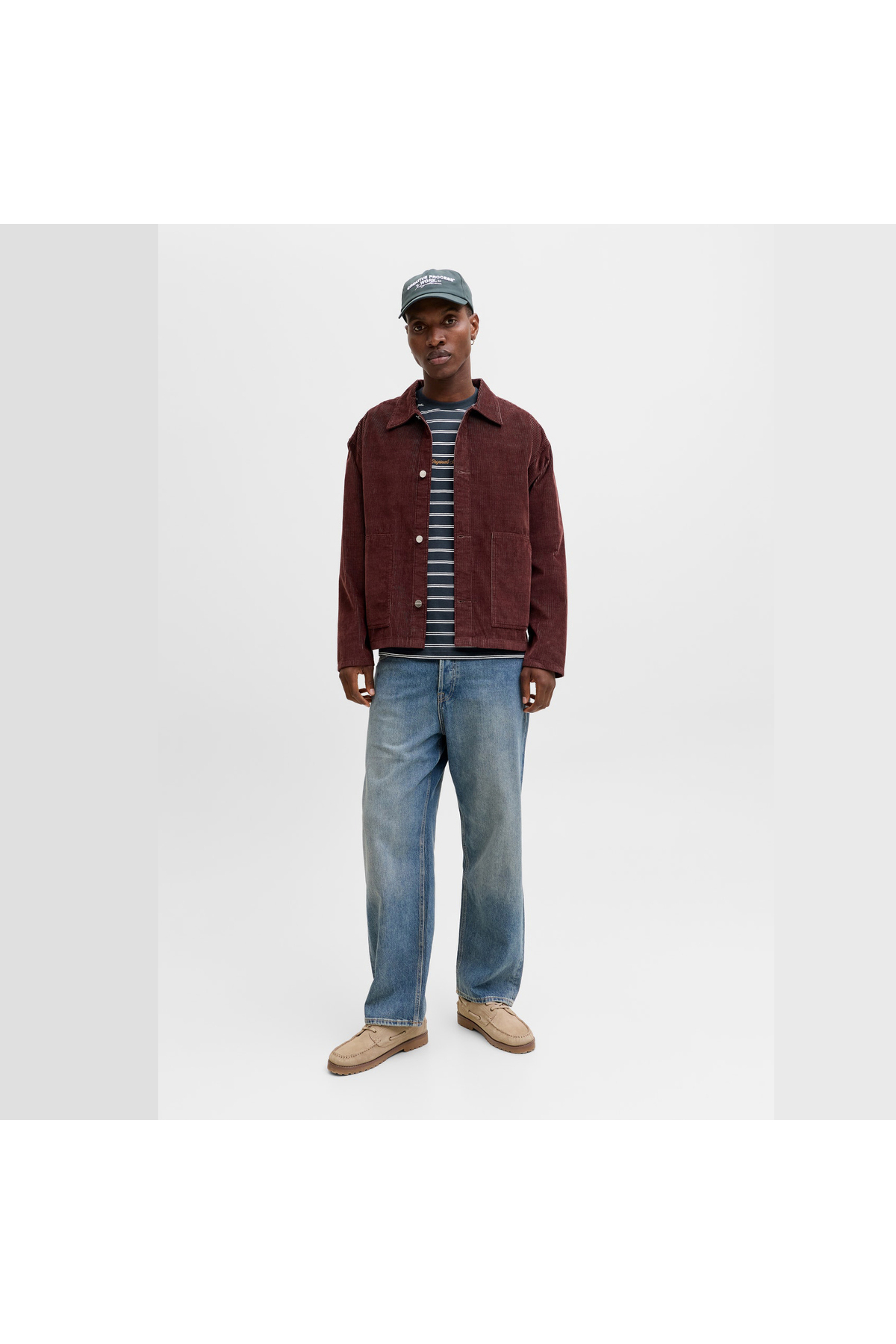 تیشرت مردانه راسته آستین کوتاه | جک اند جونز Jack & Jones 12291021-SKYC - تصویر 3