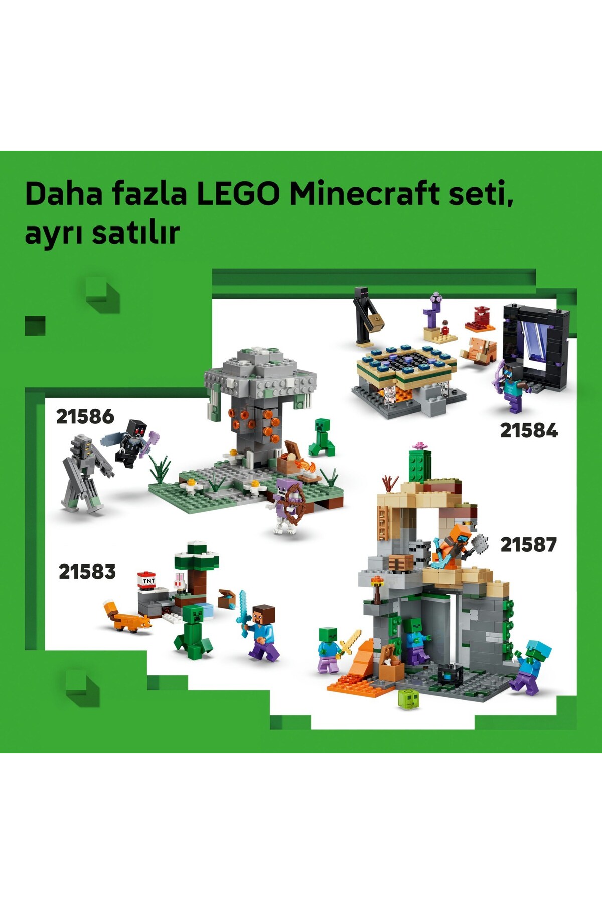 LEGO ® Minecraft® Tavuk Çiftliği 21585 - (233 Parça) fotoğrafı 6 (önizleme)