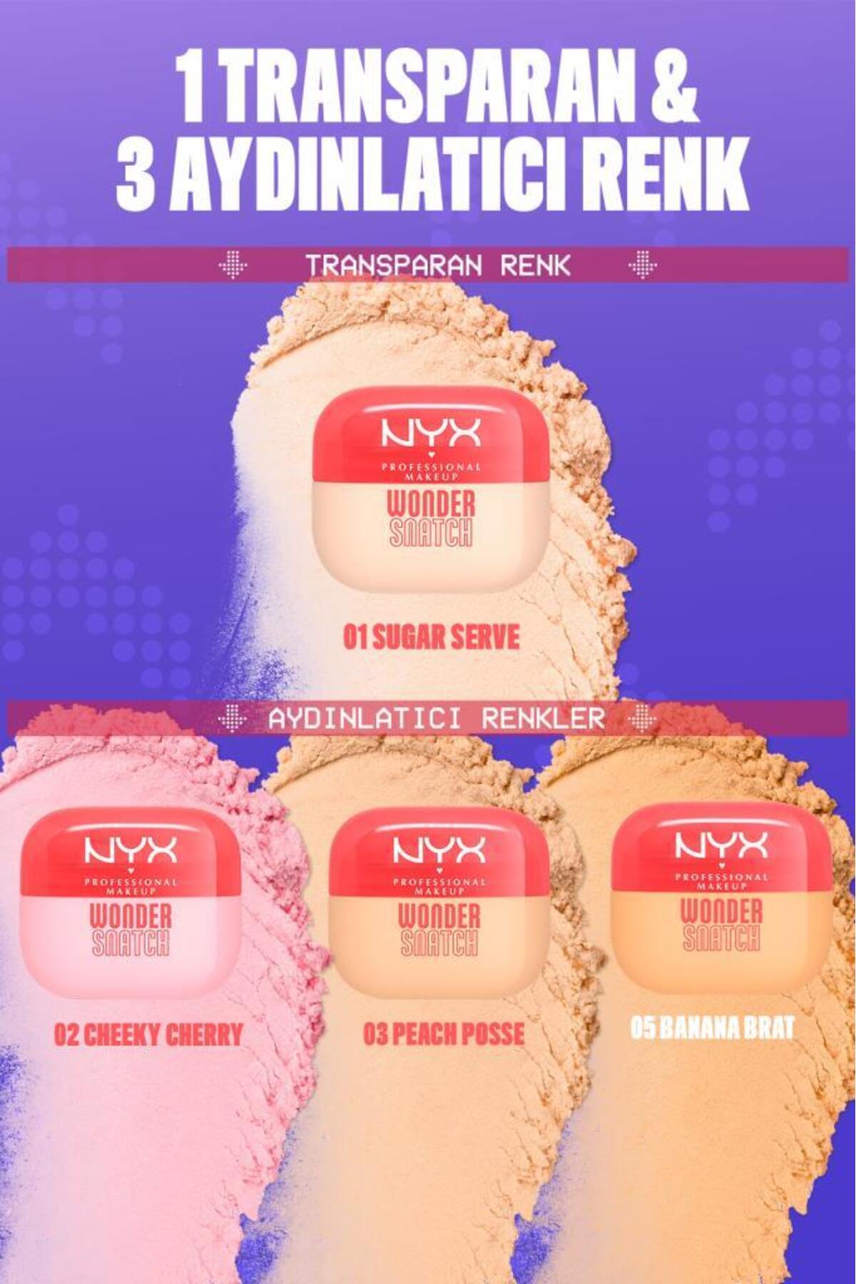 پودر تثبیت کننده واندر اسنچ - 01 Sugar Serve — بژ NYXWONDRESNATCHPUDRA — تصویر 6 از 9