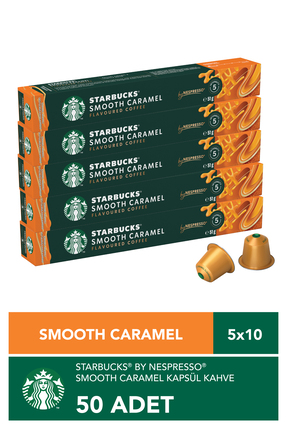 Starbucks by Nespresso Caramel Kapsül Kahve 5 X 10 adet