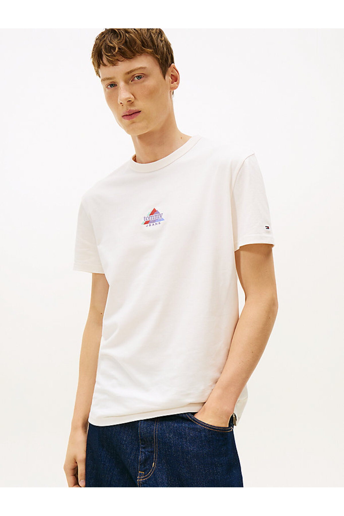 تامی هیلفیگر تی شرت مردانه طرح TJM کد 1001