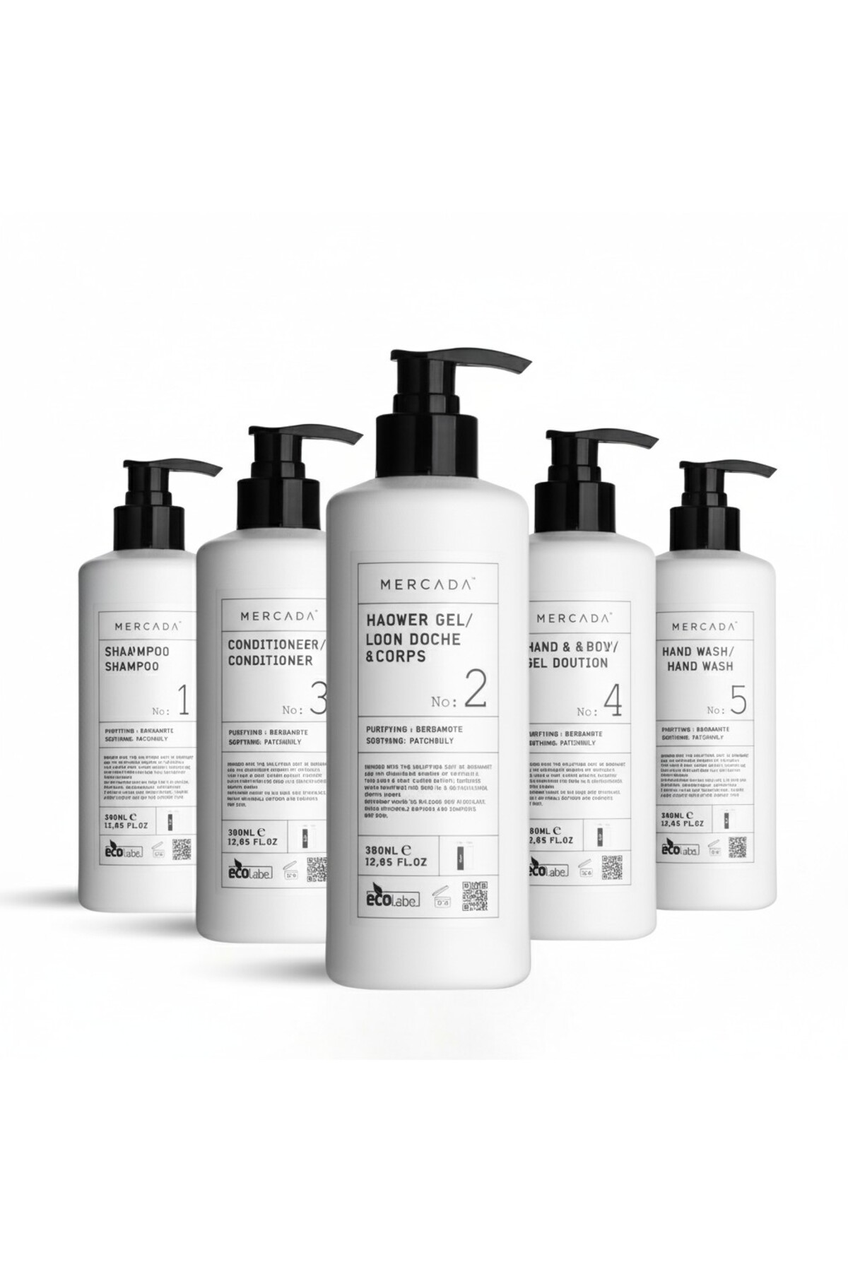 Beyaz No1 Shampoo + No2 Shower Gel + No3 Conditioner +No4 Hand&Body Lotion + No5 Wash 380ml — 2840195010033