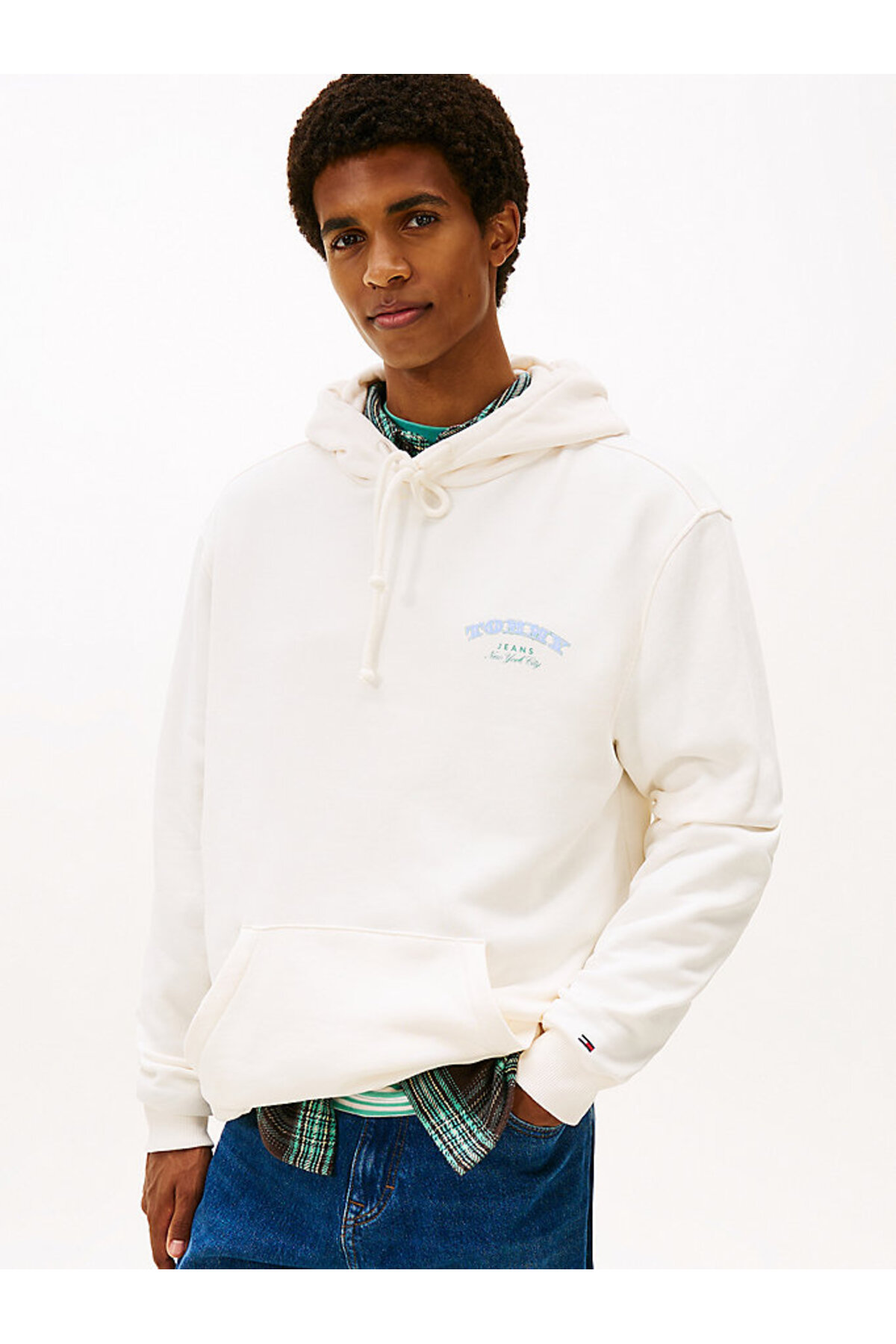 تامی هیلفیگر هودی مردانه TJM مدل Regular Dollar Stack