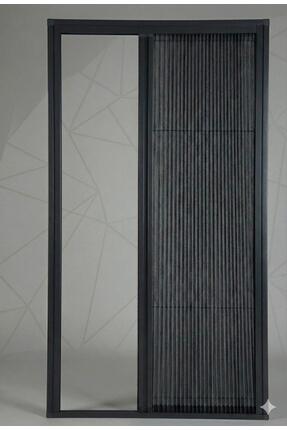 Nakkash EXCLUSIVE 140x200 Plise Kumaş Akordiyon Kapı Antrasit