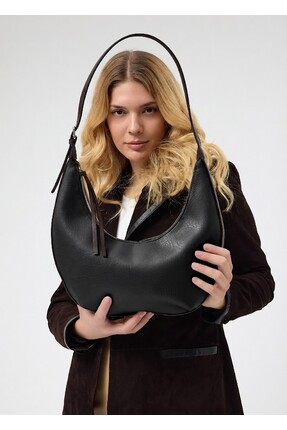 Heybe shop Kadın Oval Modern Tasarım Günlük El Ve Omuz Çantası