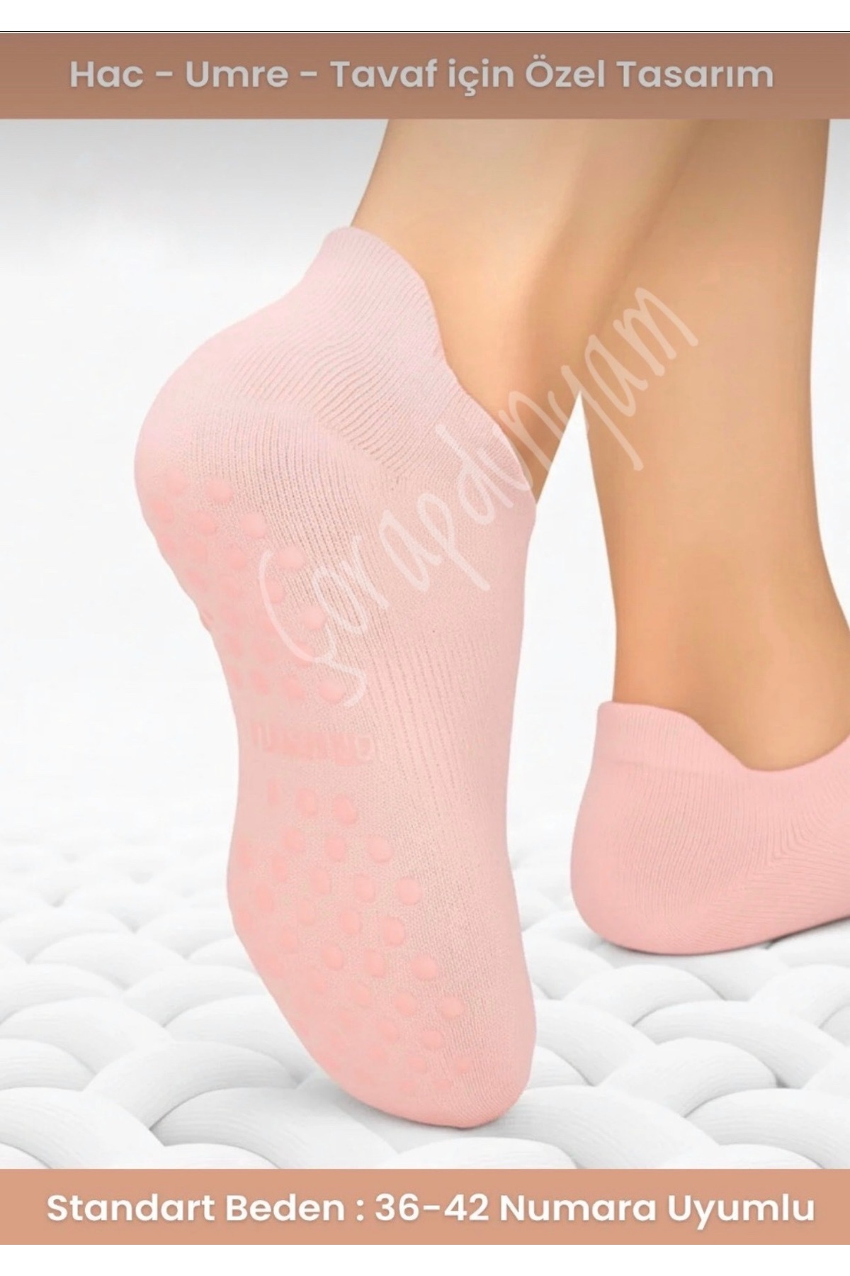 Non-Slip Comfortable Breathable Booties Socks for Hajj Umrah Tawaf Standard Size