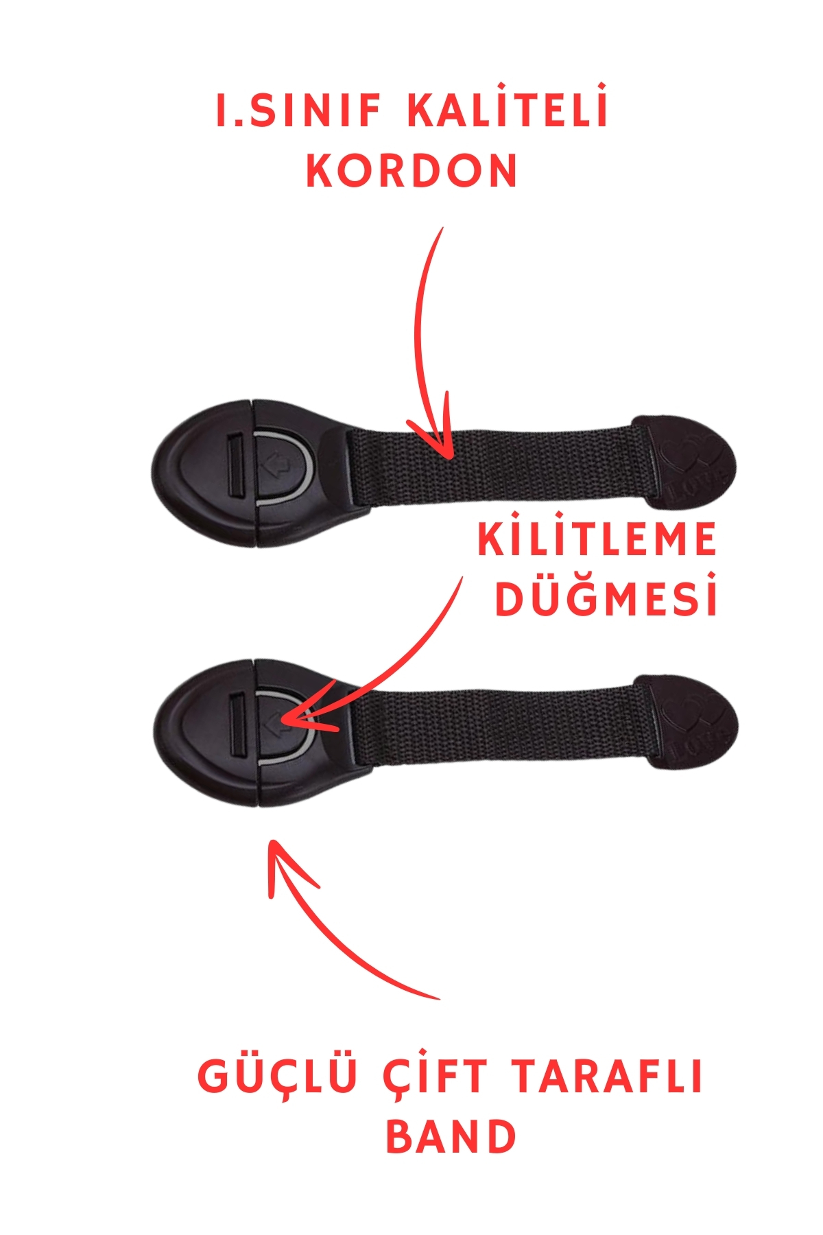 Abuy Siyah Üçlü Bebek Güvenlik ve Emniyet Seti 10 Çekmece Dolap Kilidi 4 Köşe Koruyucu 6 Priz Koruyucu fotoğrafı 4 (önizleme)