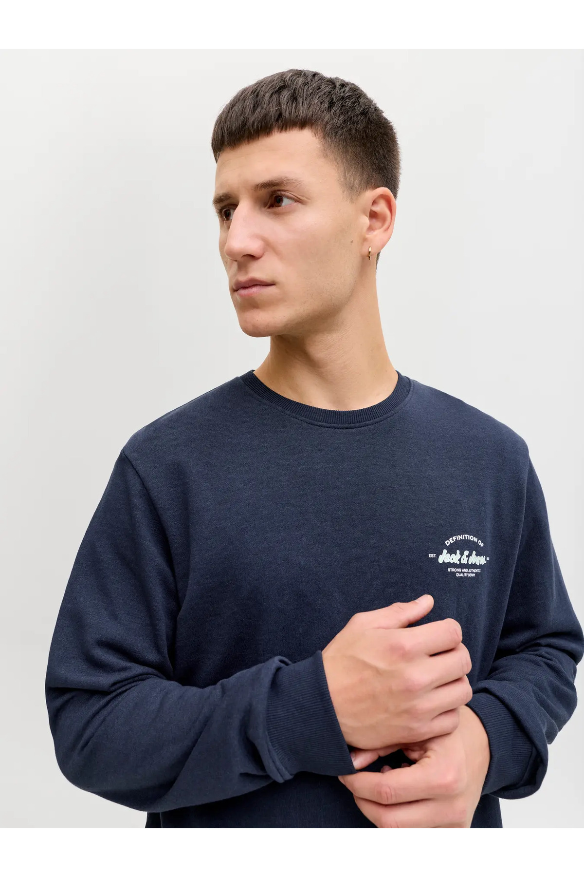 سویشرت مردانه راسته آستین استاندارد | جک اند جونز Jack & Jones 12288383 - تصویر 7