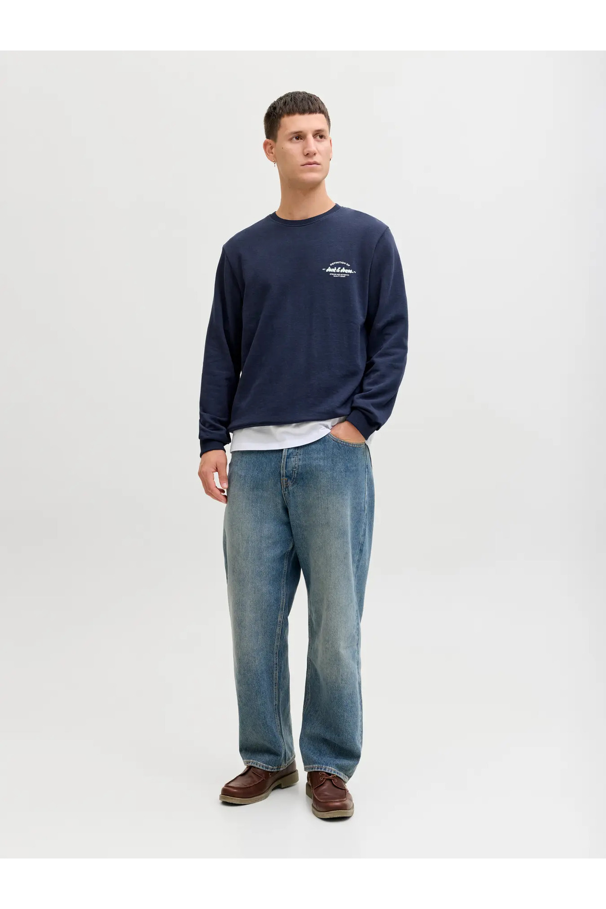 سویشرت مردانه راسته آستین استاندارد | جک اند جونز Jack & Jones 12288383 - تصویر 4