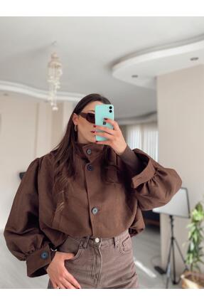 Hacer Balcı Astarlı Süet Bomber Mont