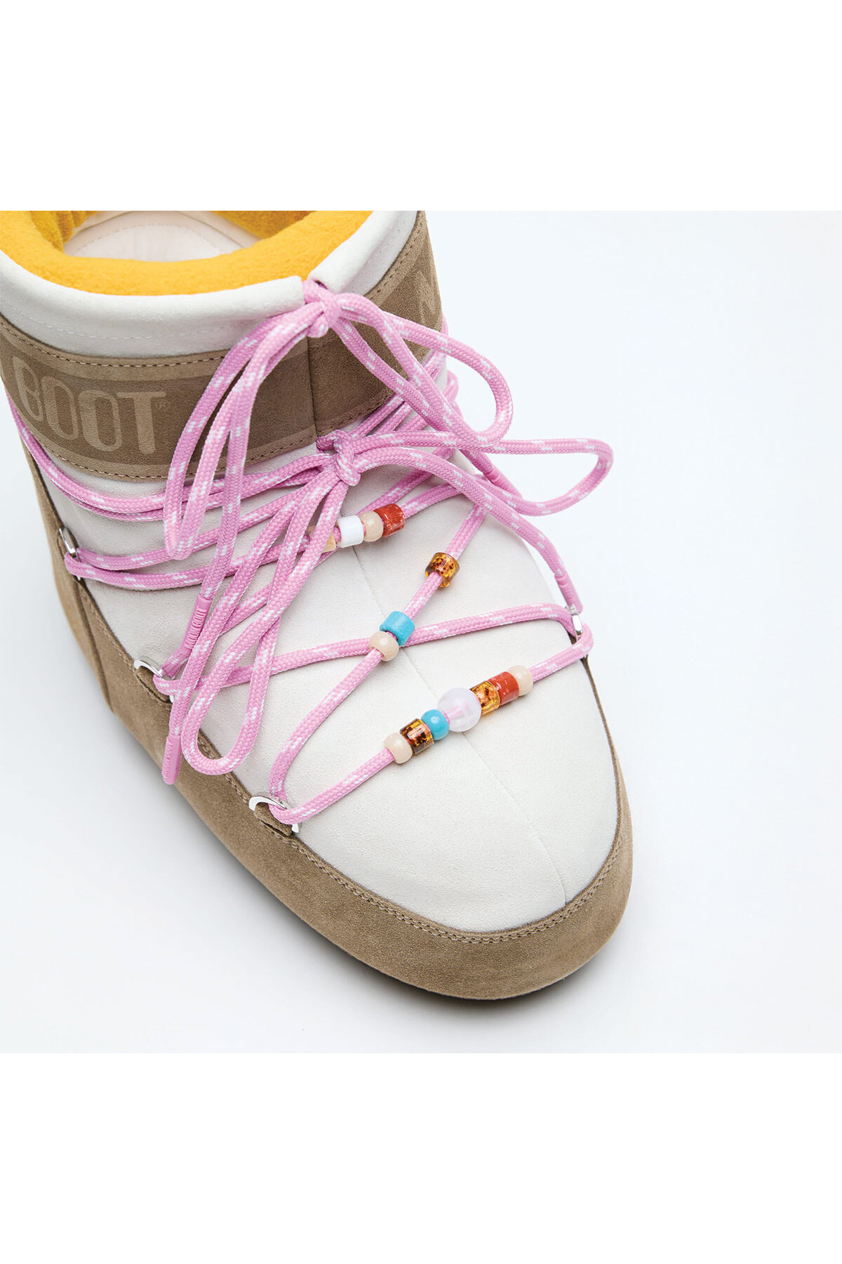 MOON BOOT Kadın / Kız Bot (Kar) 80D1409730 MB X GIR ICON LOW SUEDE BEADS görsel 4