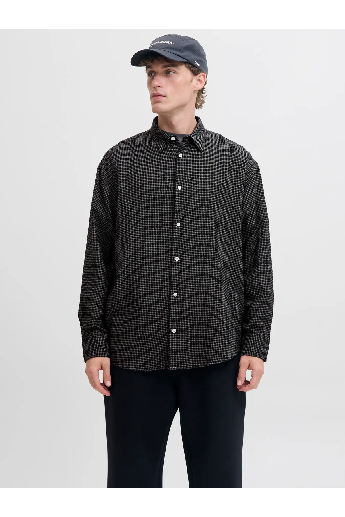 پیراهن مردانه راسته آستین بلند | جک اند جونز Jack & Jones 12283603 - تصویر 3