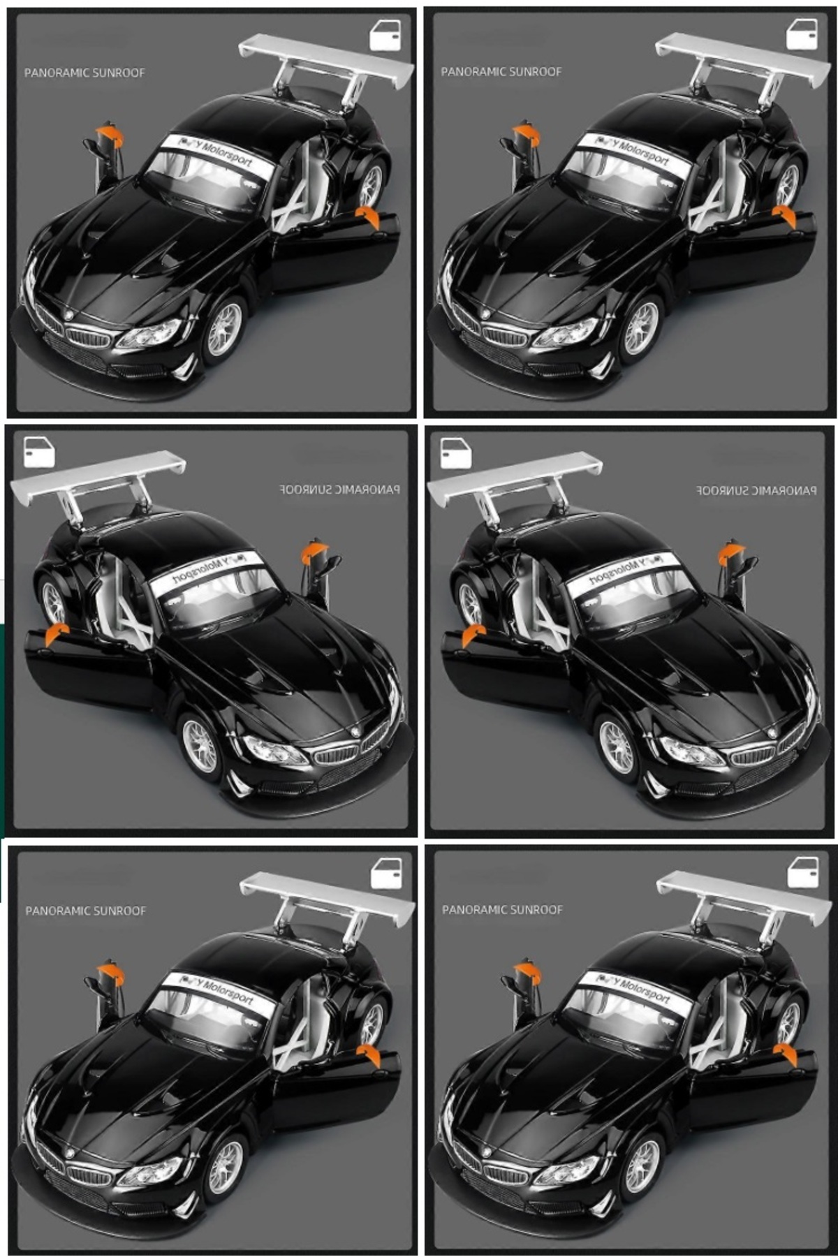 OYUNCAKSAHİLİ BMW Z4 GT3 Yarış Araba Model Metal 1:32 ölçek