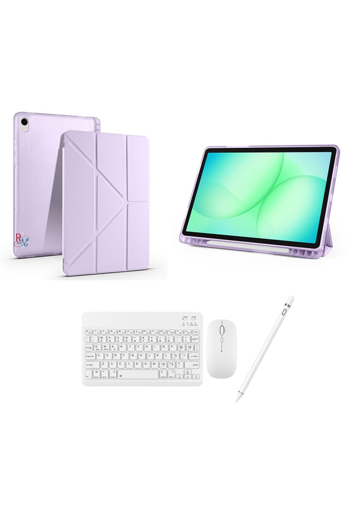 Stand Case Keyboard Mouse and Touch Pen Set Compatible with Samsung Galaxy Tab S11 Sm-X730 11"