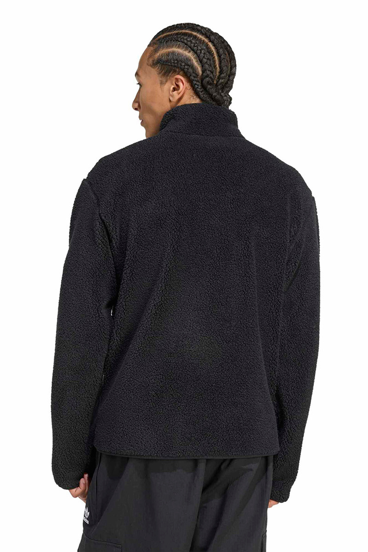 adidas Erkek Günlük Yaşam Polar Sweatshirt Essentials Jkt Jv7676 görsel 2