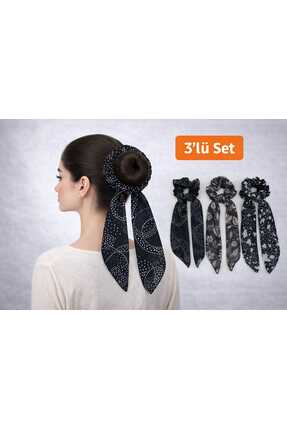 MY TAKI STORE 3 lü fularlı toka seti