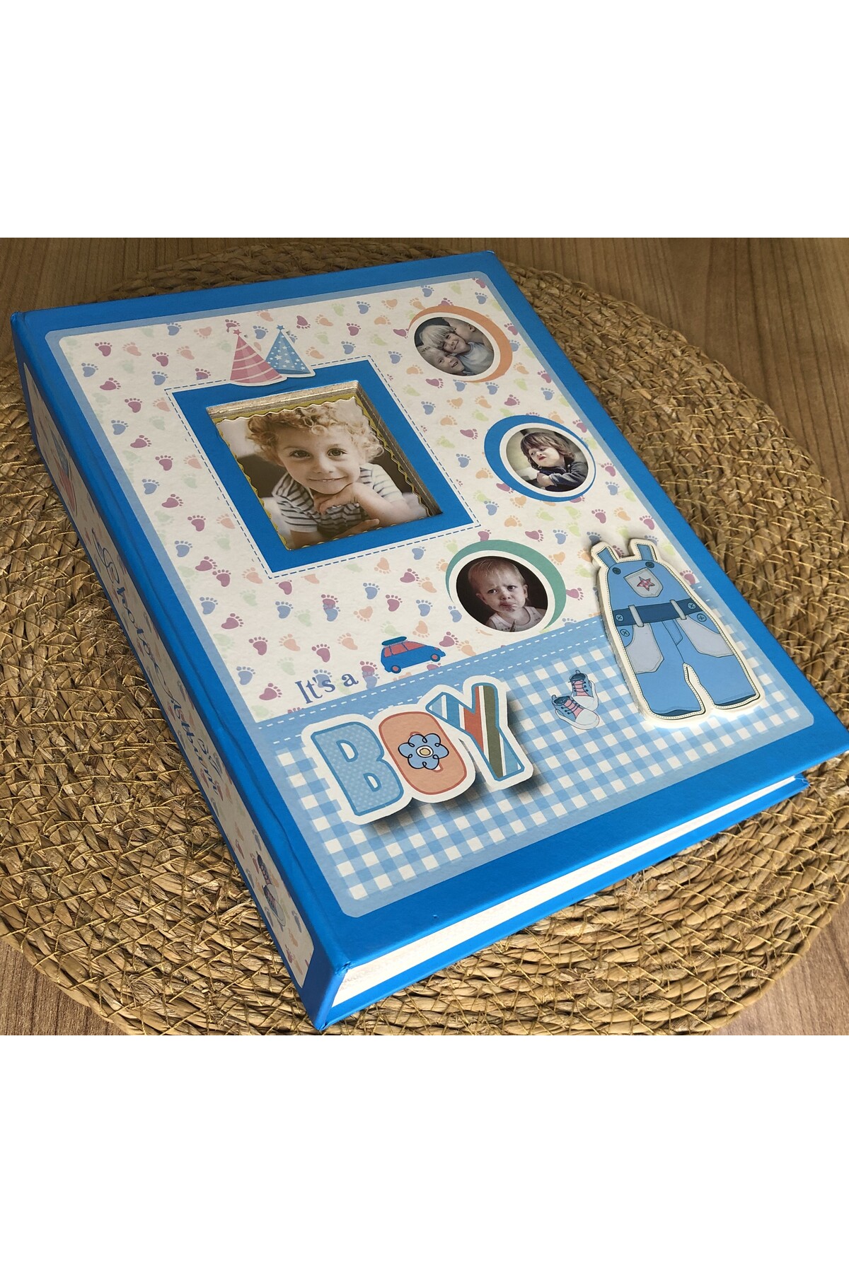 Aledo 10x15cm 200'lük Erkek Bebek Desenli Fotoğraf Albümü ALD-PP46200-3mavi fotoğrafı 7 (önizleme)