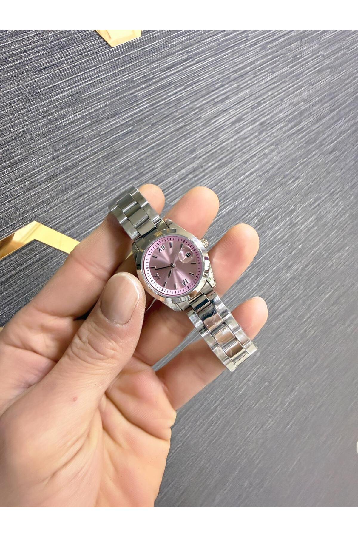 LOOQ  Roma Rakamlı Takvimli Minimal Kadın Kol Saati - Görsel 2