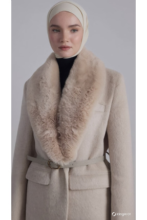 belemirmoda Kürklü Kadın Ceket