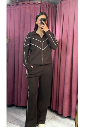 inci bayan giyim SOF MODAL BİYELİ EŞOFMAN TAKIMI